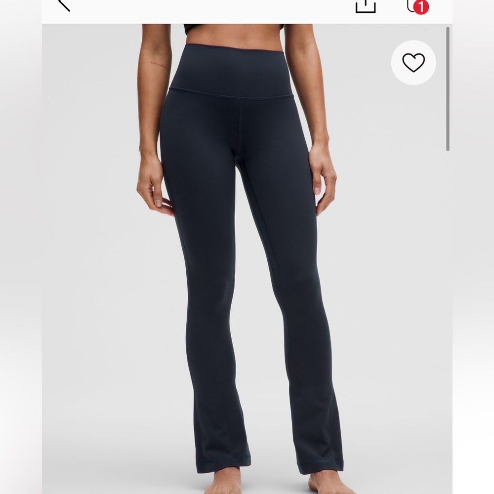 Lululemon high rise mini flare leggings
